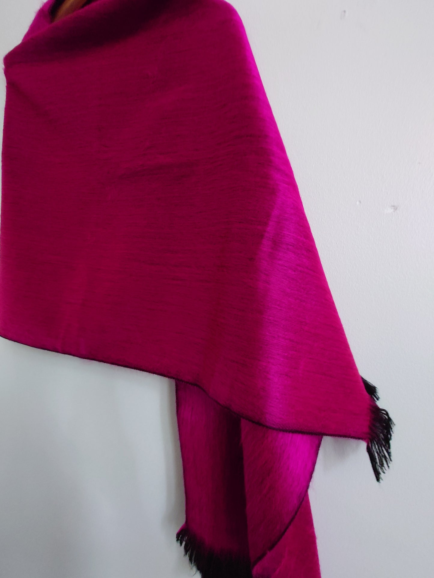 Alpaca Scarf Fuchsia Scarf, Alpaca Shawl, Wine Bridesmaid Scarf, Gift for her, Pashmina Shawl for wedding, Guest Shawl for dress