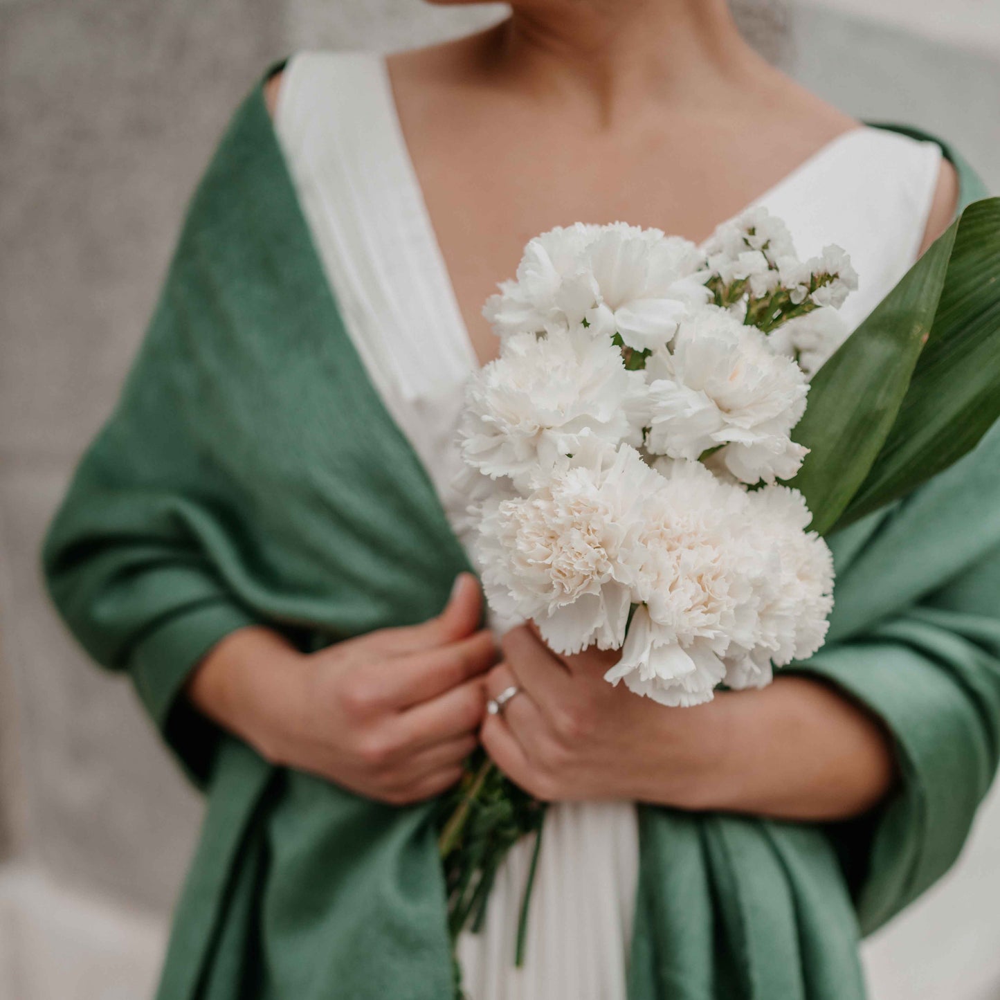 Wedding Wrap Dusty Sage Green , Celadon Bridal shawl, Bridal Cover up, Wedding bolero, Pale Green Capelet, Bridal Cape, Sage Green Wedding